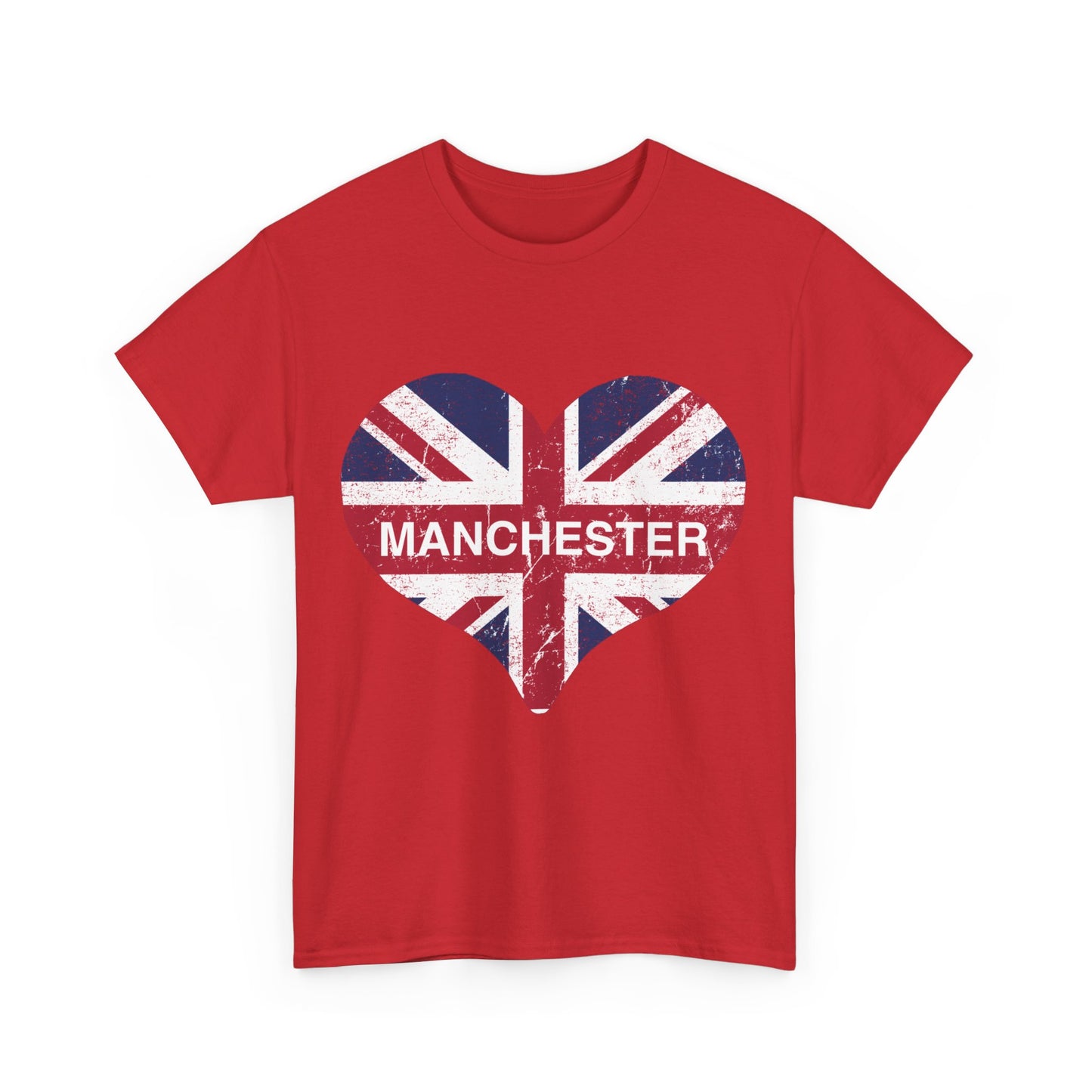 I Love Manchester Unisex Graphic T-Shirt, Sizes S-5XL