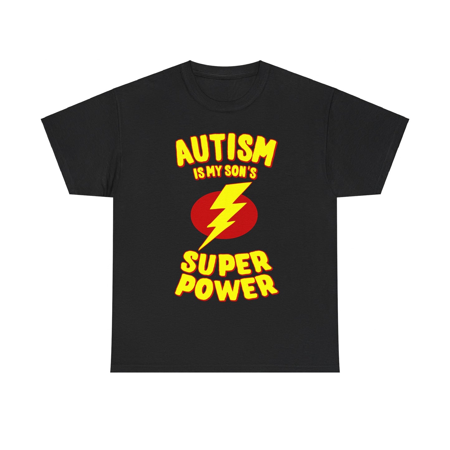 Autism Is My Son's Super Power Unisex Graphic T-Shirt, Sizes S-5XL