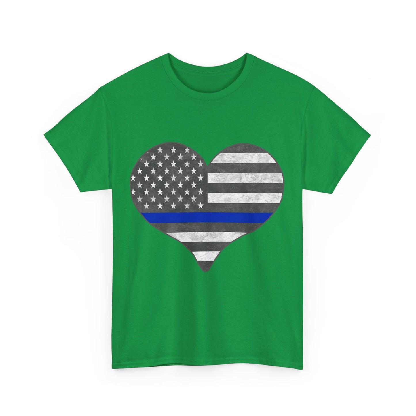 I Love Police Unisex Graphic T-Shirt, Sizes S-5XL