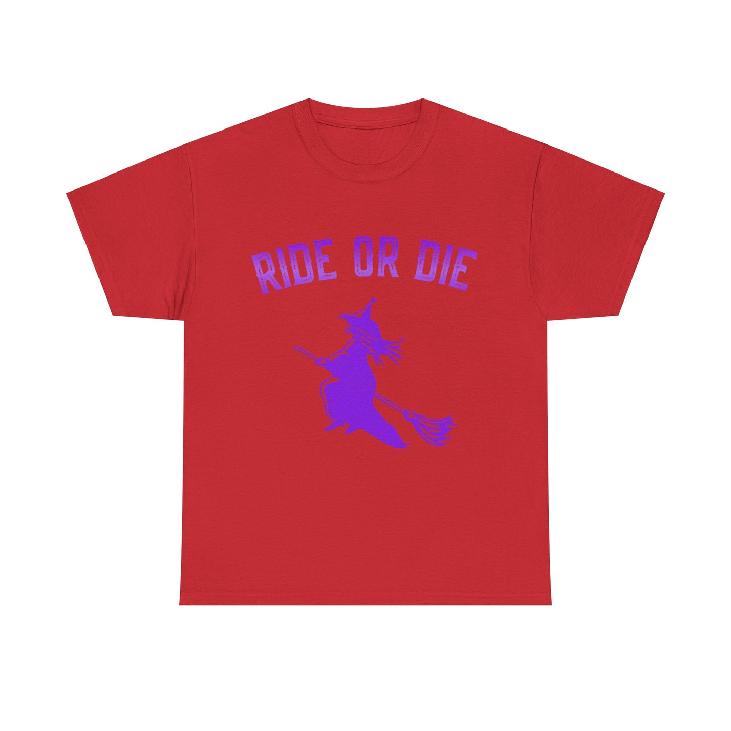 Ride or Die Witch Unisex Graphic T-Shirt, Sizes S-5XL