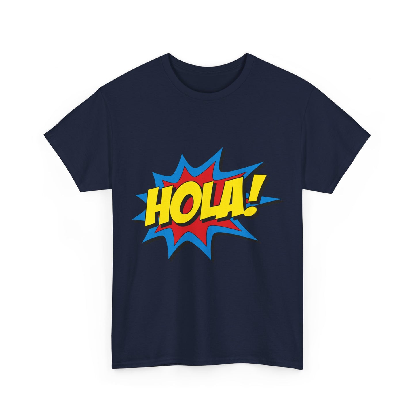 Hola Spanish Superhero Unisex Graphic T-Shirt, Sizes S-5XL