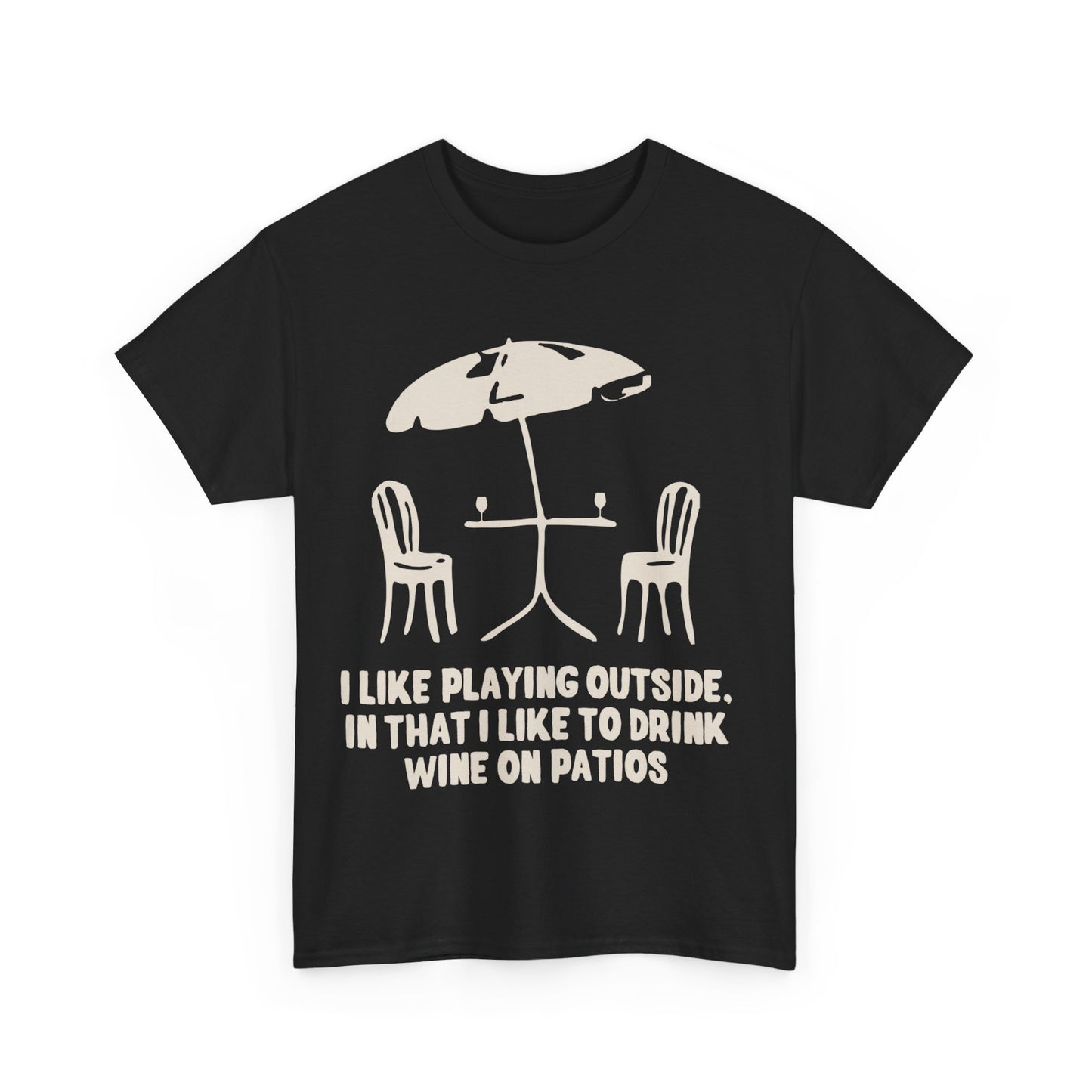 Mom Play Outside Wine On Patios Unisex Graphic T-Shirt, Sizes S-5XL