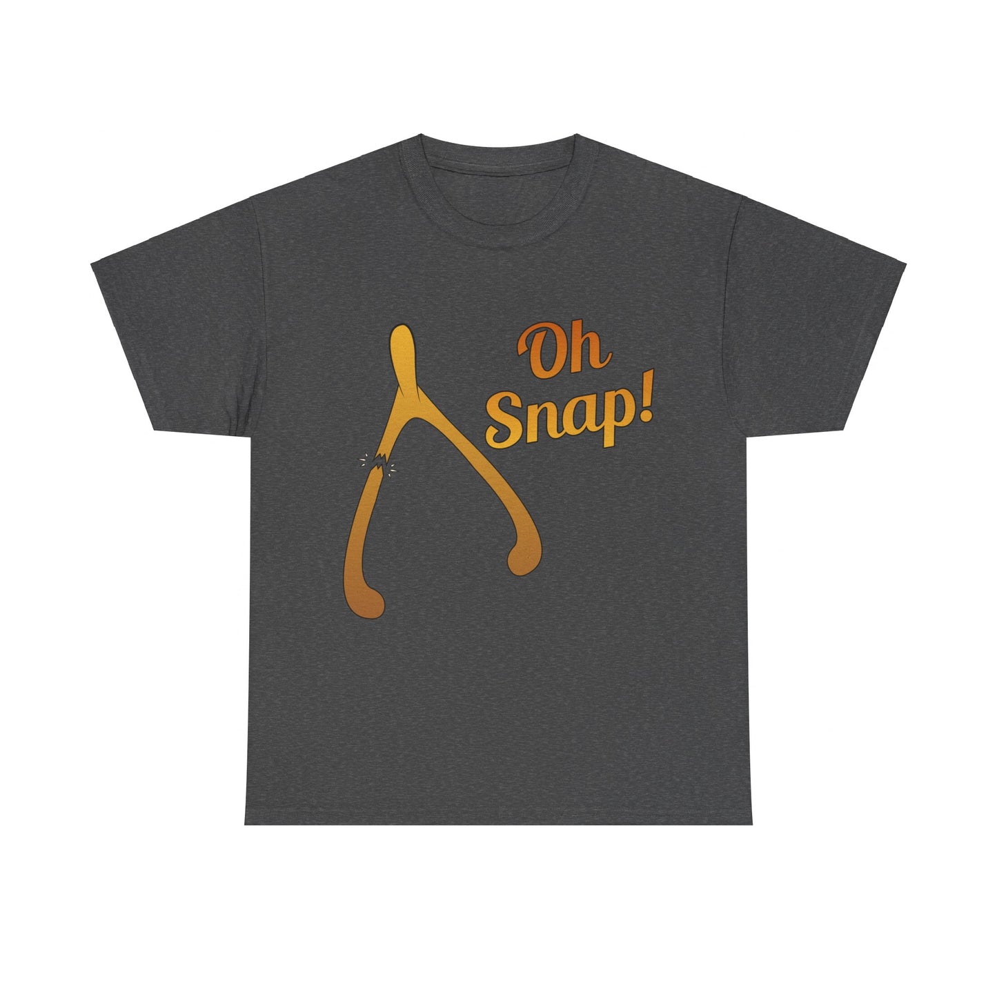 Oh Snap Thanksgiving Turkey Wishbone Unisex Graphic T-Shirt, Sizes S-5XL