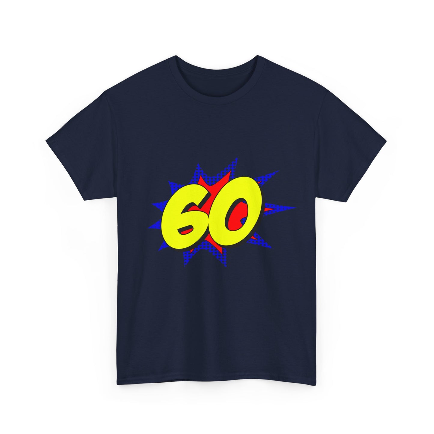 Superhero 60 Years Old Birthday Unisex Graphic T-Shirt, Sizes S-5XL