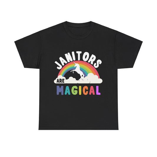 Janitors Are Magical Unisex Graphic T-Shirt, Sizes S-5XL