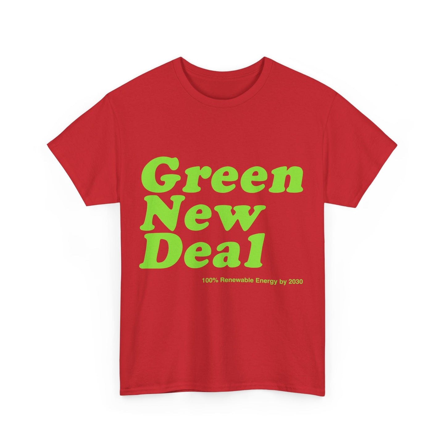 Green New Deal 2030 Unisex Graphic T-Shirt, Sizes S-5XL