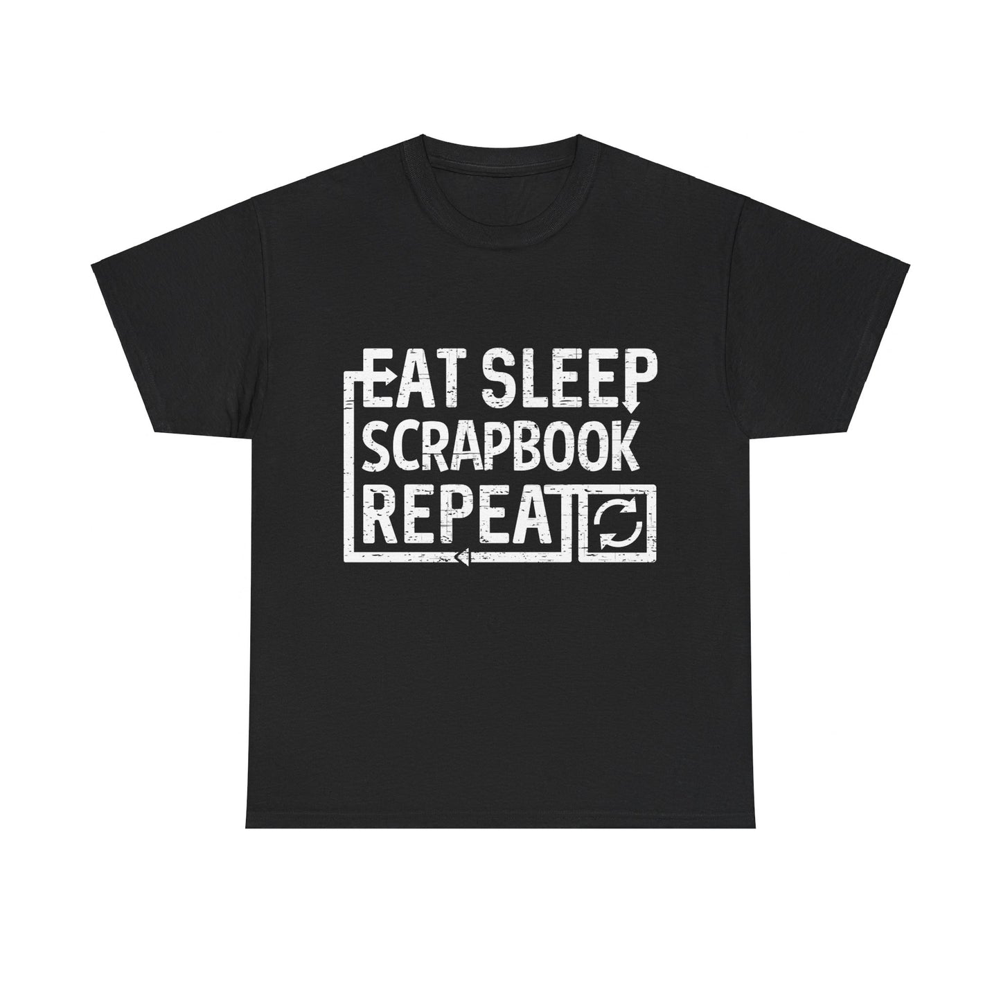 Eat Sleep Scrapbook Unisex Graphic T-Shirt, Sizes S-5XL