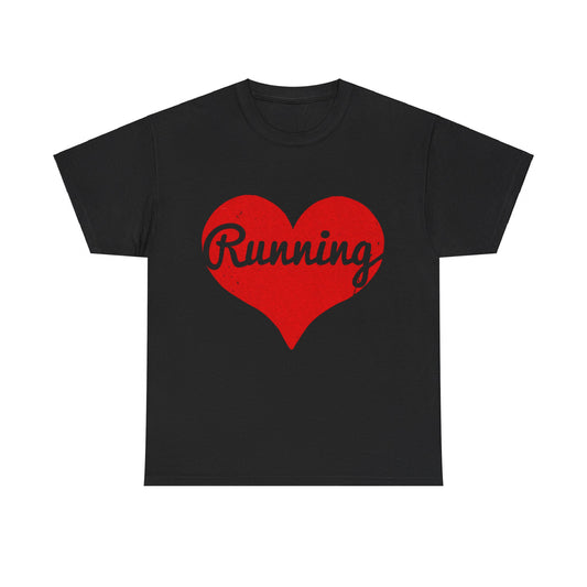 I Love Running Unisex Graphic T-Shirt, Sizes S-5XL