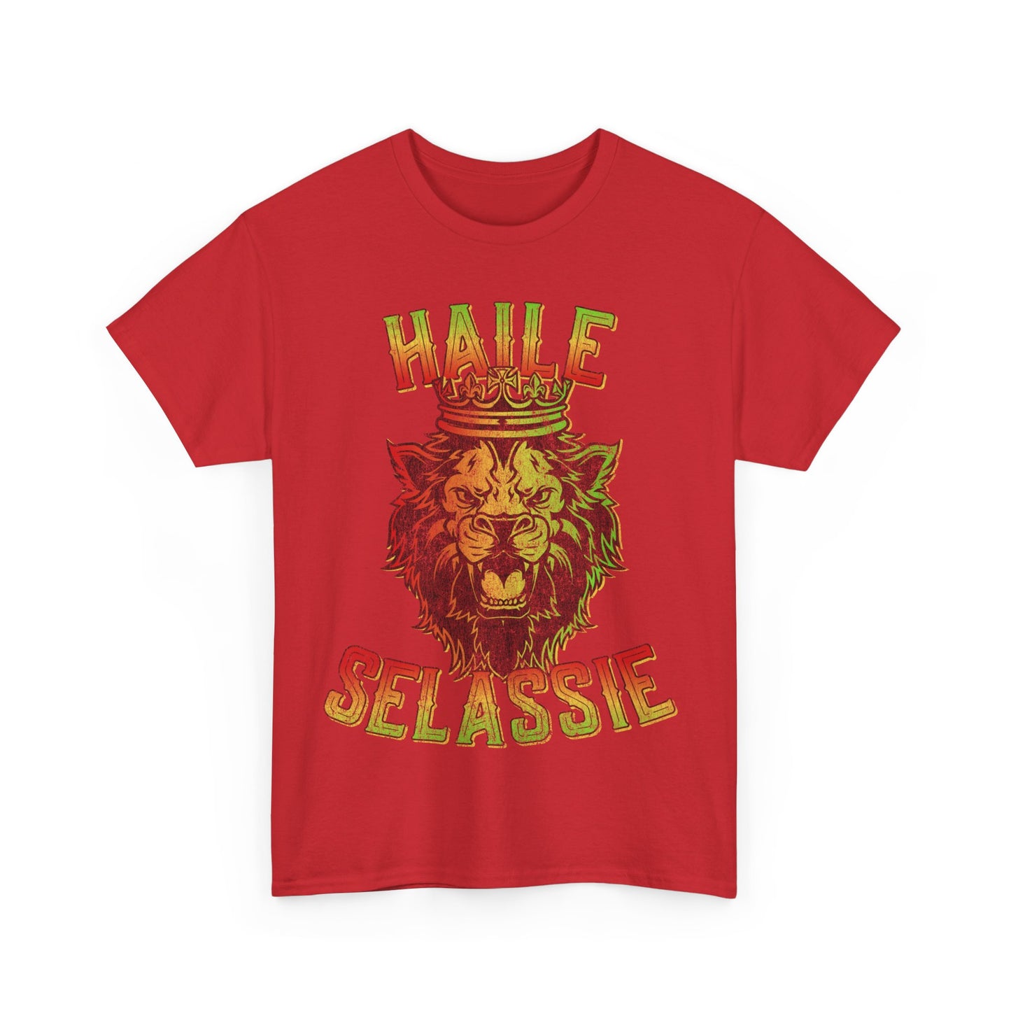 Haile Selassie Rastafari Reggae Unisex Graphic T-Shirt, Sizes S-5XL