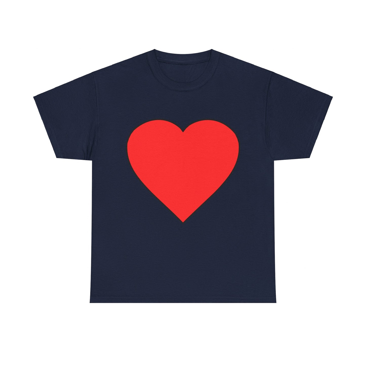 Red Heart Drawing Unisex Graphic T-Shirt, Sizes S-5XL