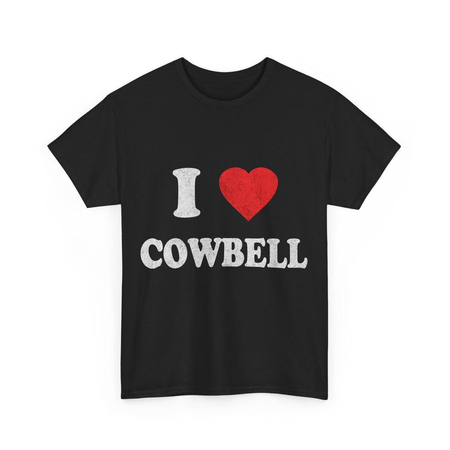 I Love Cowbell Retro Unisex Graphic T-Shirt, Sizes S-5XL