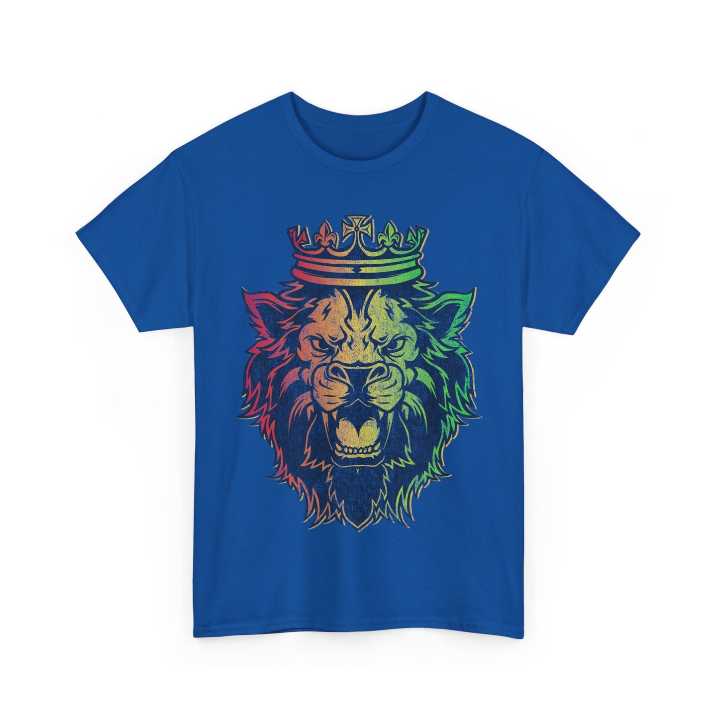 Retro Lion of Judah Rastafarian Unisex Graphic T-Shirt, Sizes S-5XL