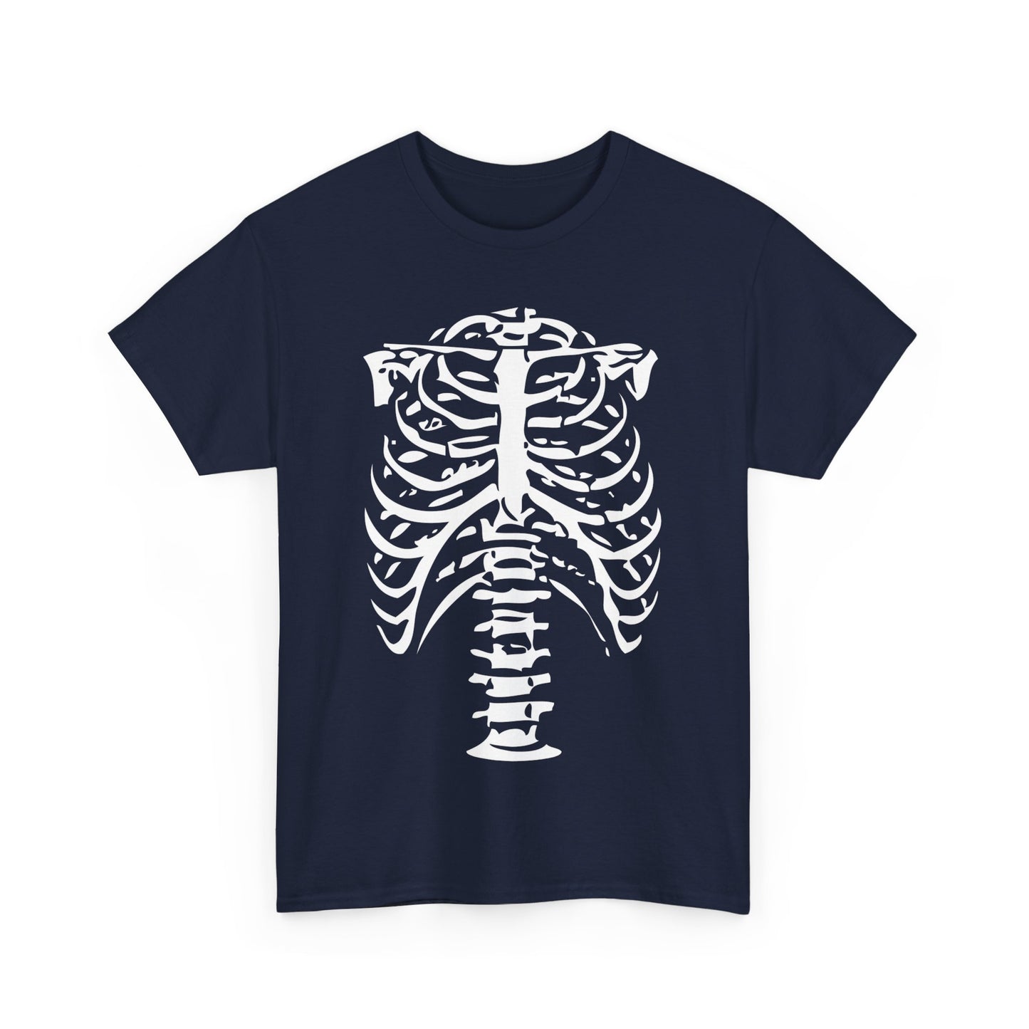 Skeleton Ribs Bones Unisex Graphic T-Shirt, Sizes S-5XL