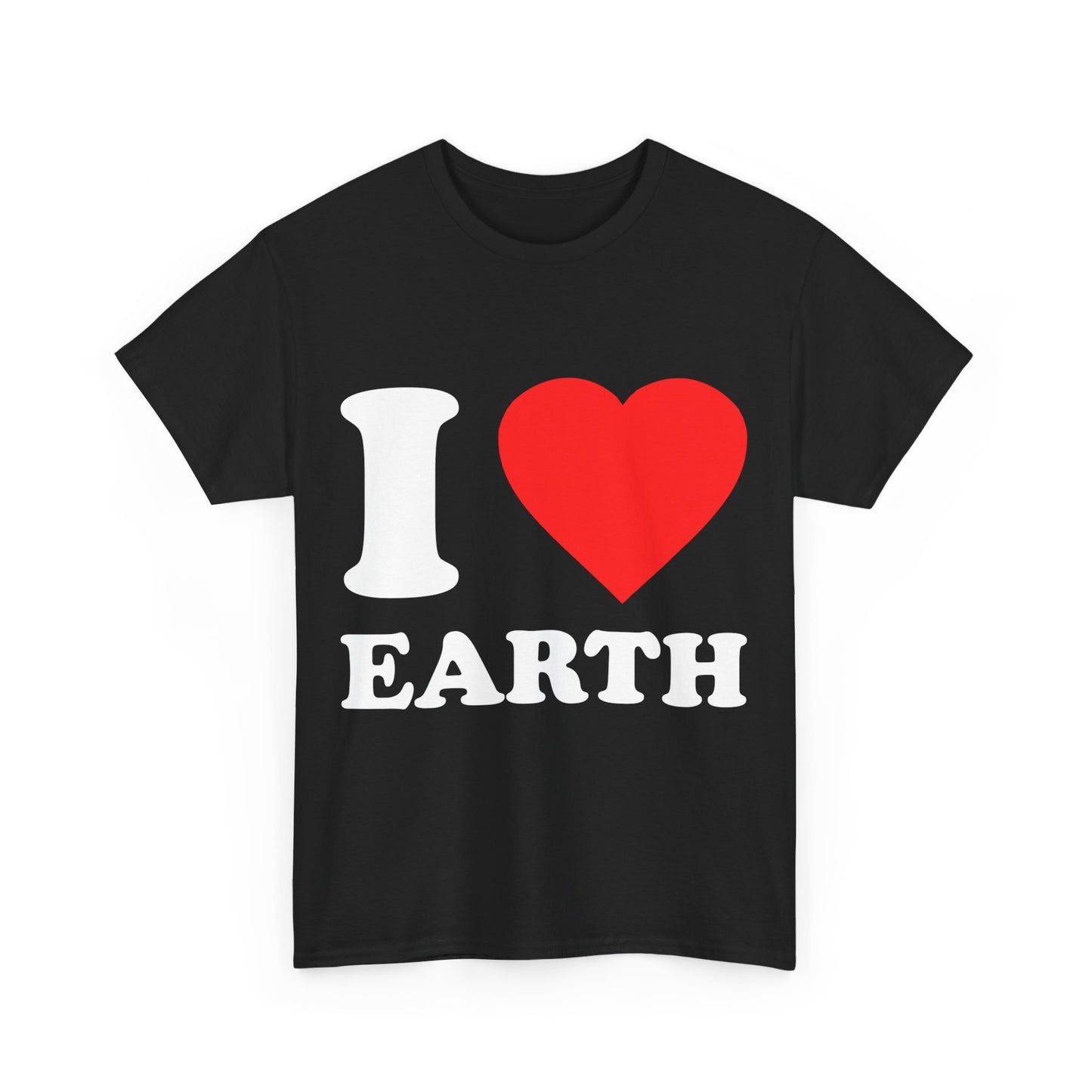 I Love Earth Unisex Graphic T-Shirt, Sizes S-5XL