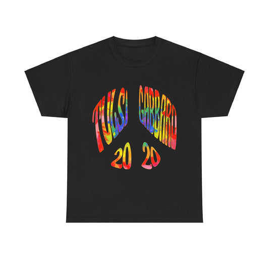 Tulsi Gabbard 2020 Peace Sign Unisex Graphic T-Shirt, Sizes S-5XL