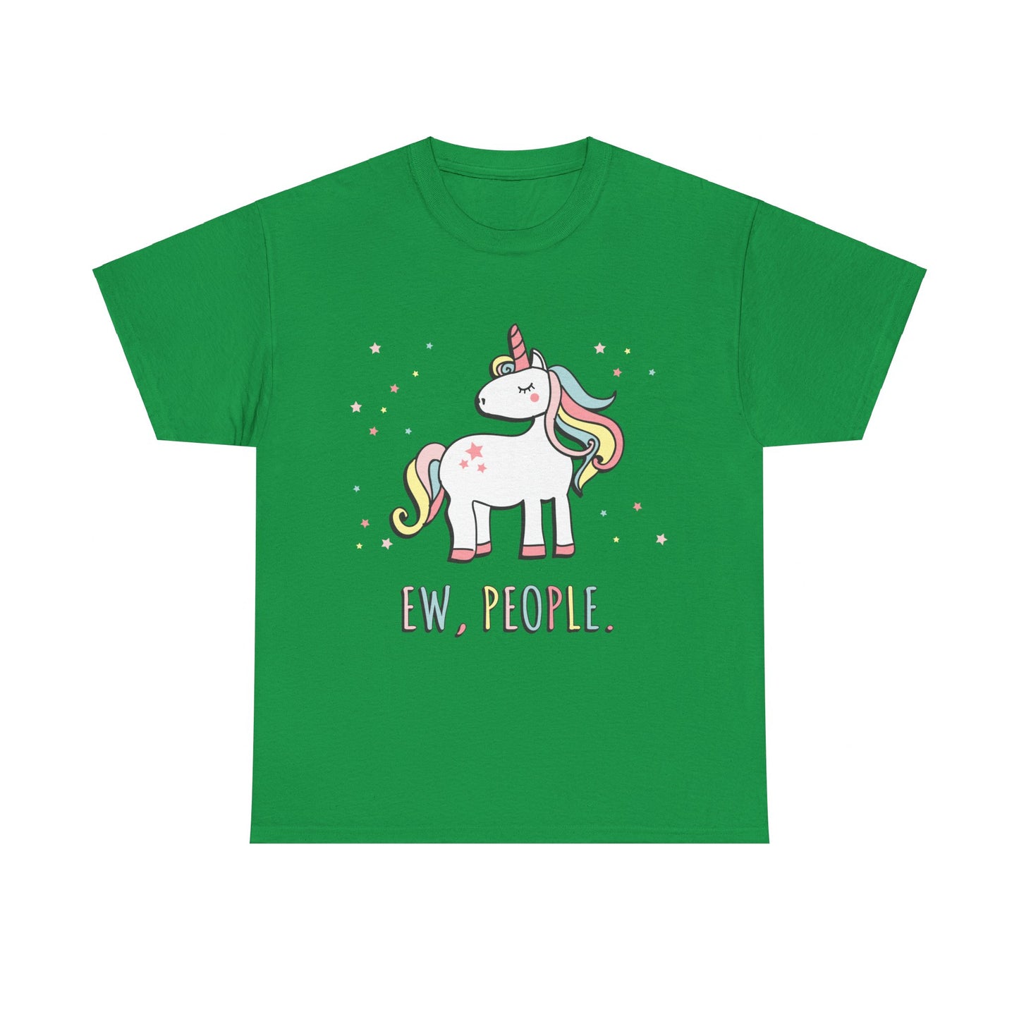 Ew People Cute Unicorn Unisex Graphic T-Shirt, Sizes S-5XL