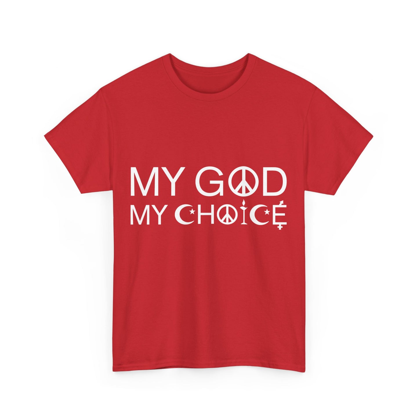 My God My Choice Religious Freedom Unisex Graphic T-Shirt, Sizes S-5XL