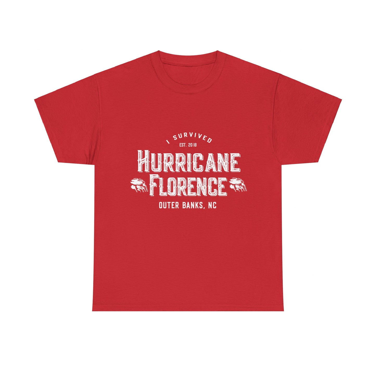 I Survived Hurricane Florence Outer Banks NC 2018 Unisex Graphic T-Shirt, Sizes S-5XL