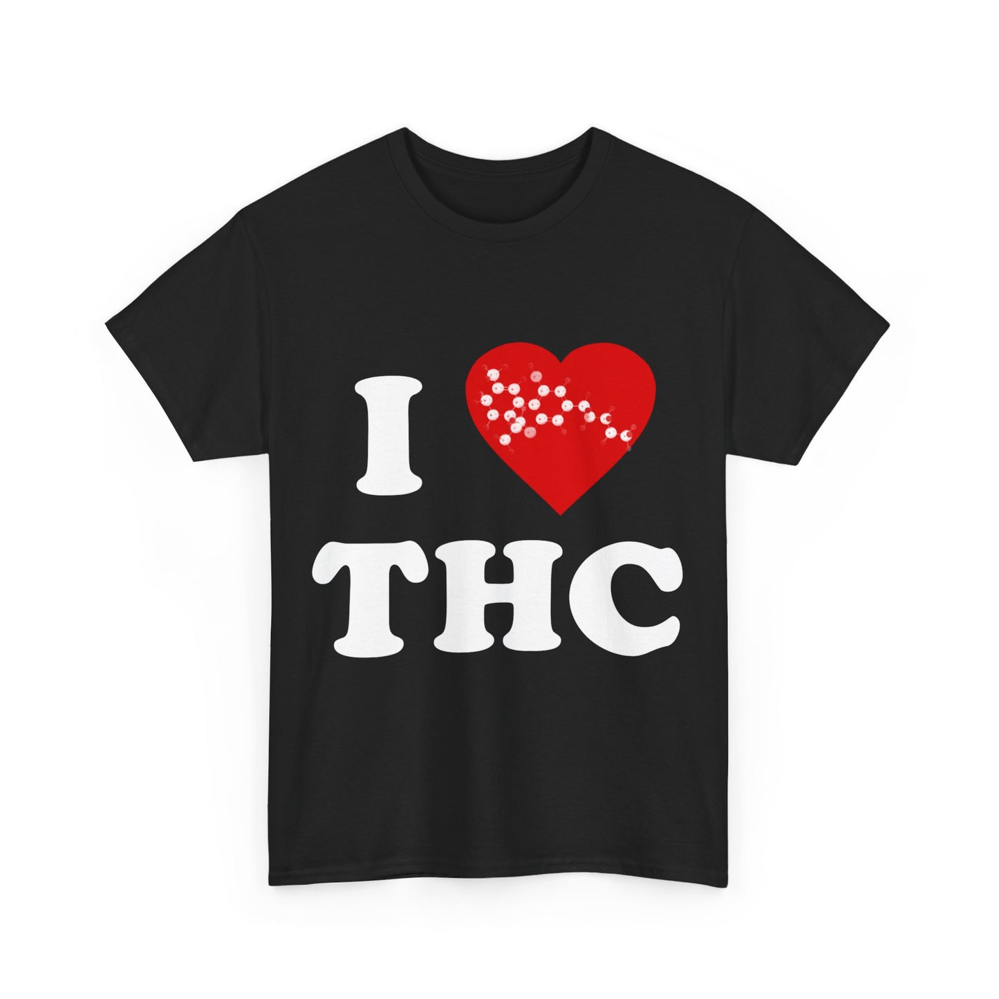 I Love THC Weed 420 Unisex Graphic T-Shirt, Sizes S-5XL