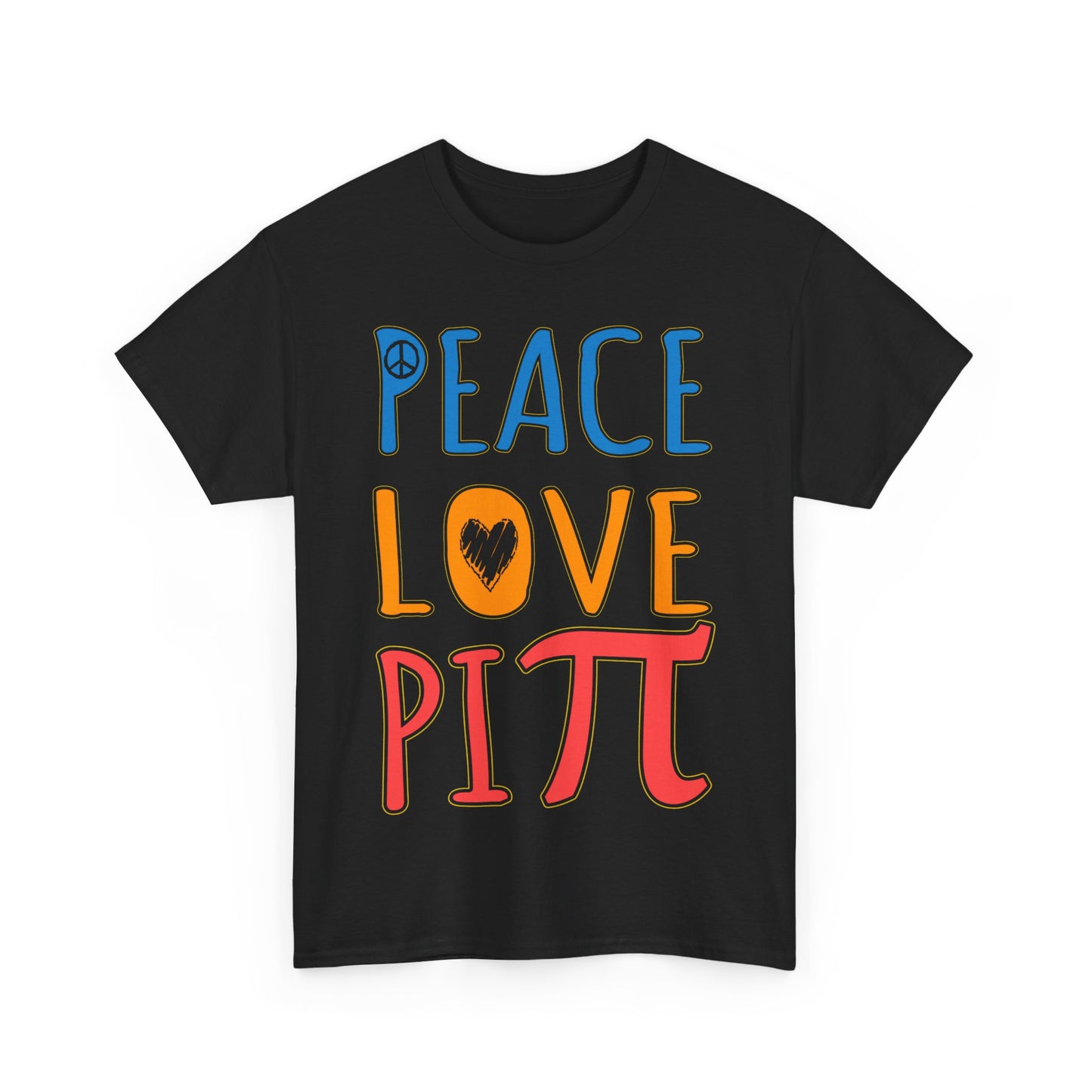 Peace Love Pi Unisex Graphic T-Shirt, Sizes S-5XL