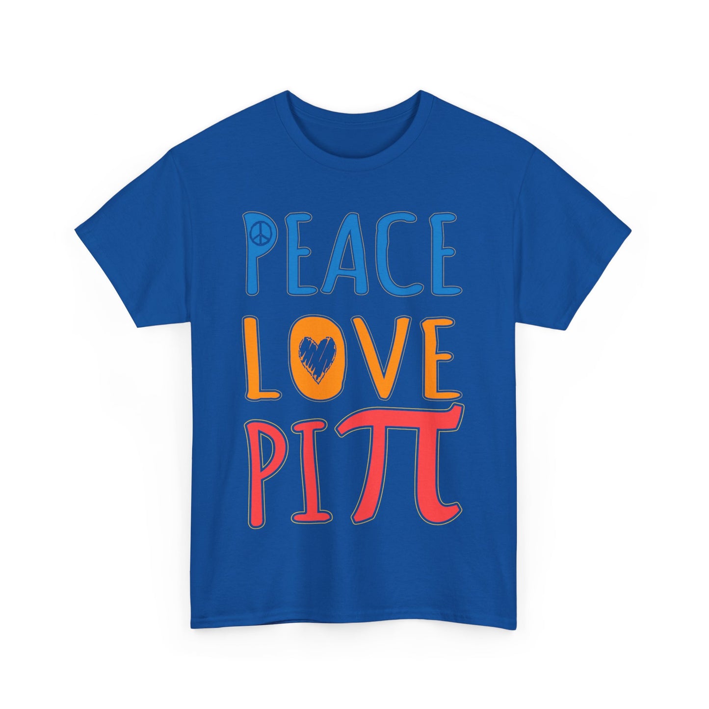 Peace Love Pi Unisex Graphic T-Shirt, Sizes S-5XL