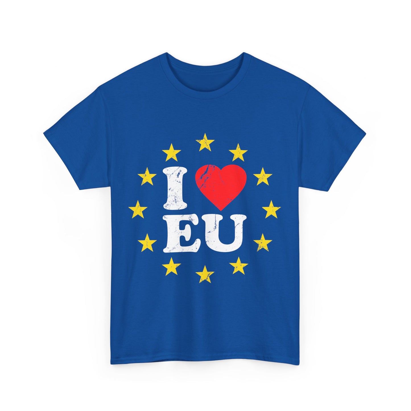 I Love The European Union EU Unisex Graphic T-Shirt, Sizes S-5XL