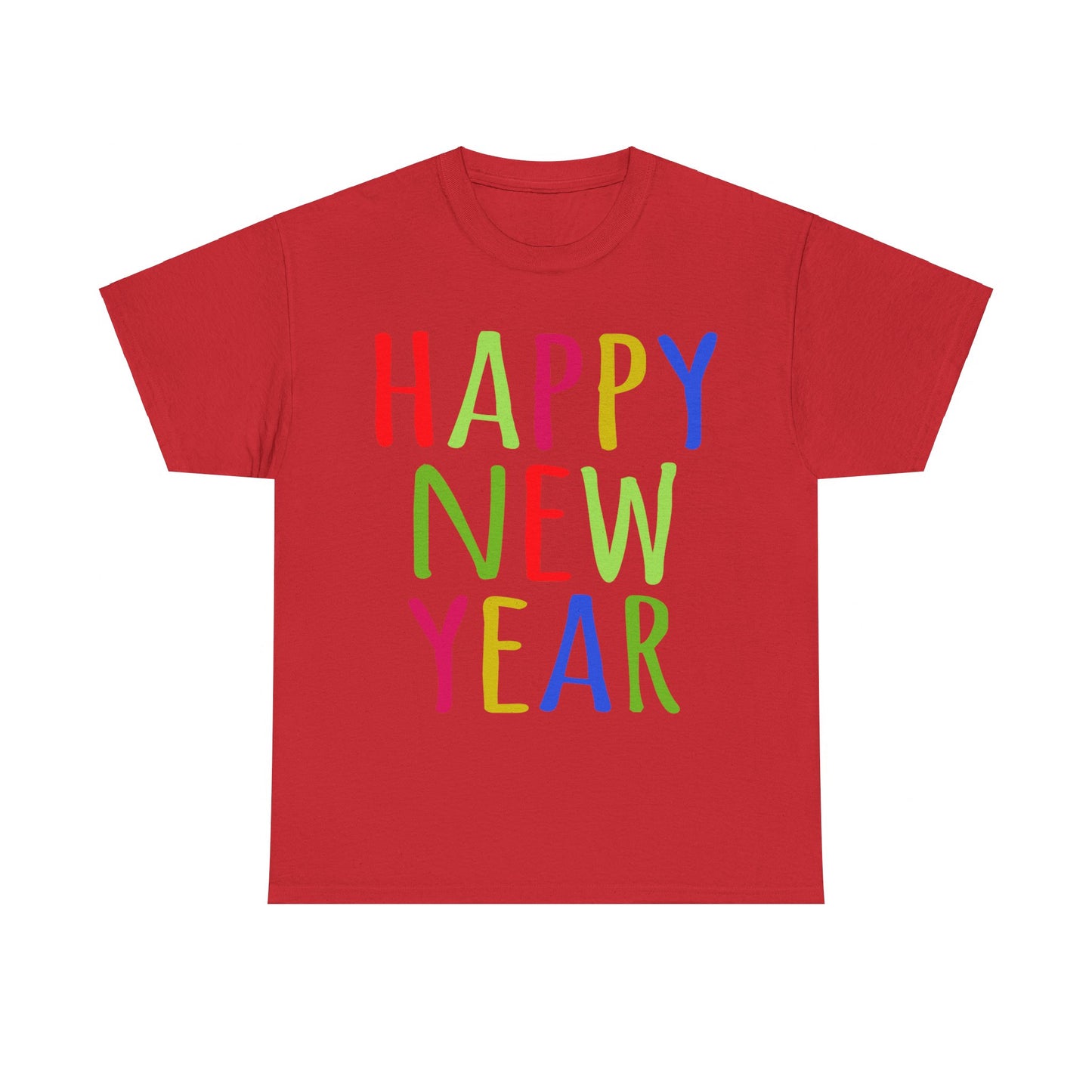 Happy New Year Unisex Graphic T-Shirt, Sizes S-5XL