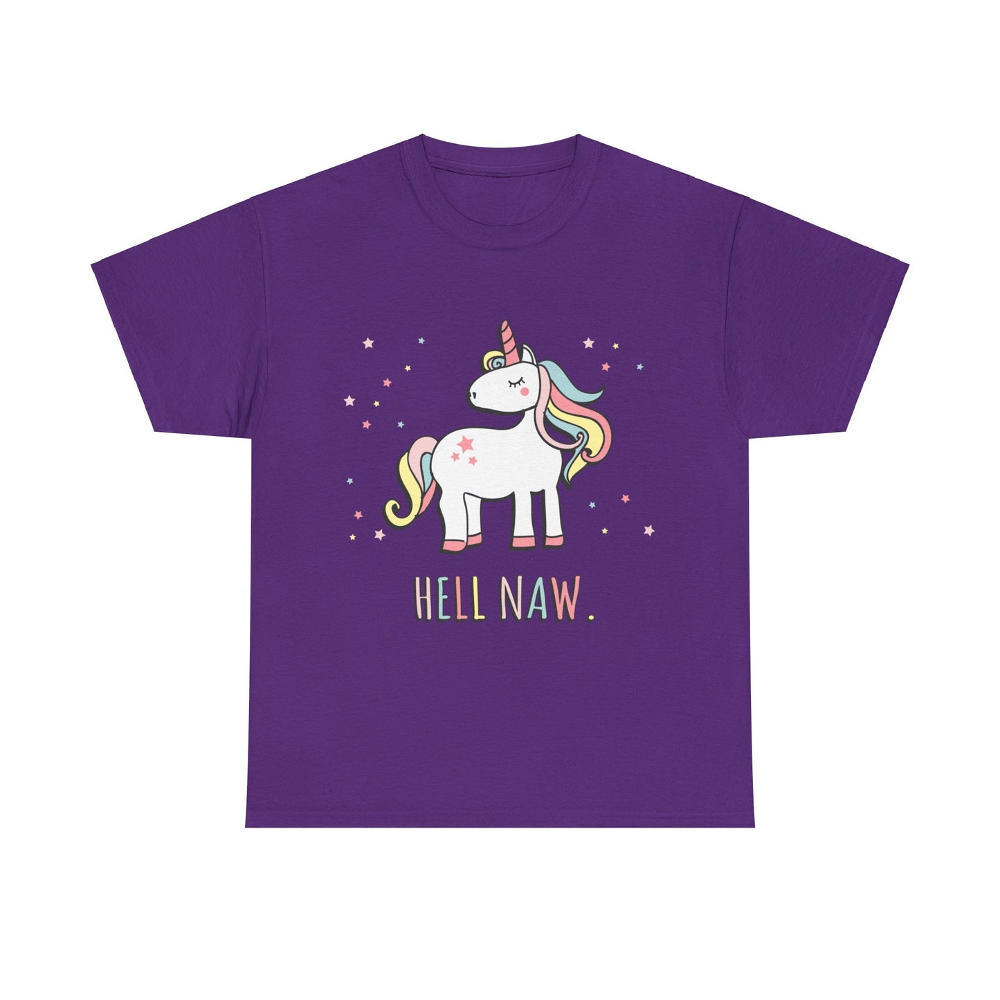 Hell Naw Unicorn Unisex Graphic T-Shirt, Sizes S-5XL