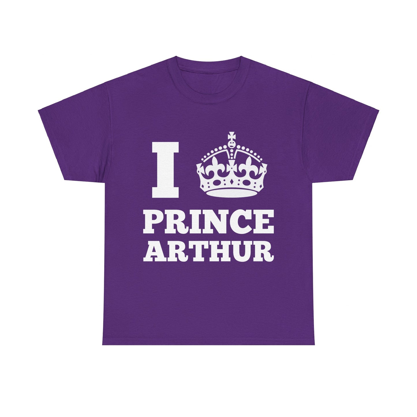 I Love Prince Arthur Unisex Graphic T-Shirt, Sizes S-5XL