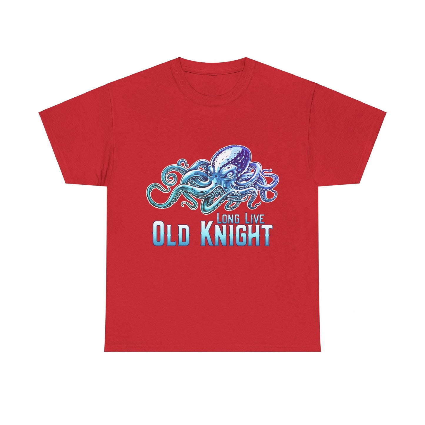 Long Live Old Knight Octopus Unisex Graphic T-Shirt, Sizes S-5XL