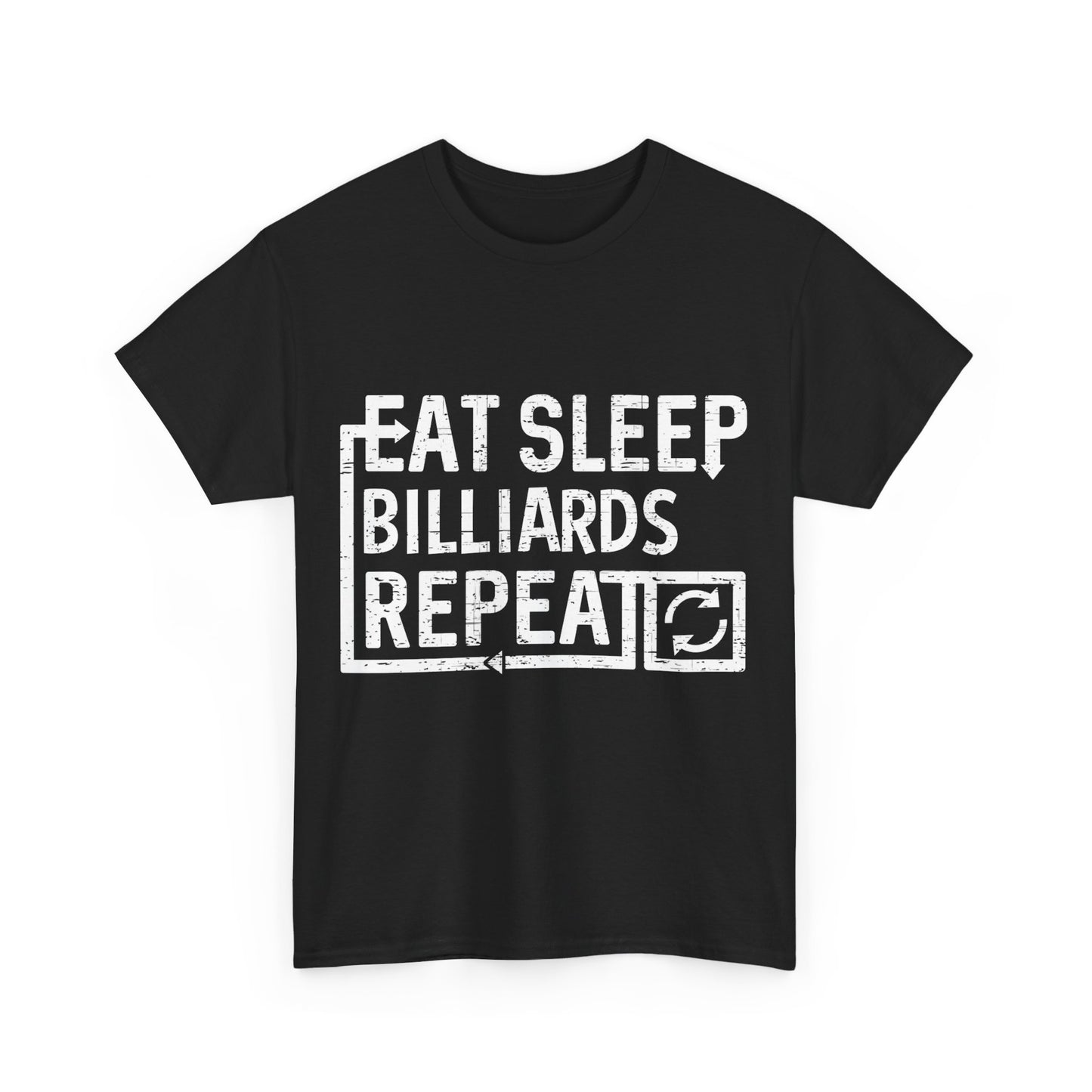 Eat Sleep Billiards Unisex Graphic T-Shirt, Sizes S-5XL