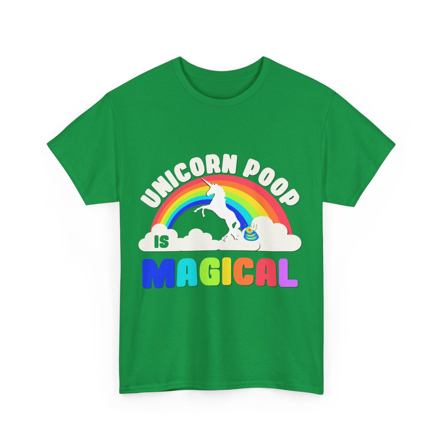 Unicorn Poop Is Magical Unisex Graphic T-Shirt, Sizes S-5XL