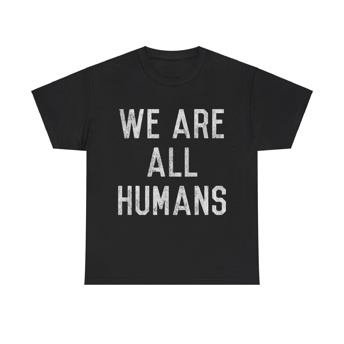 Retro We Are All Humans Unisex Graphic T-Shirt, Sizes S-5XL