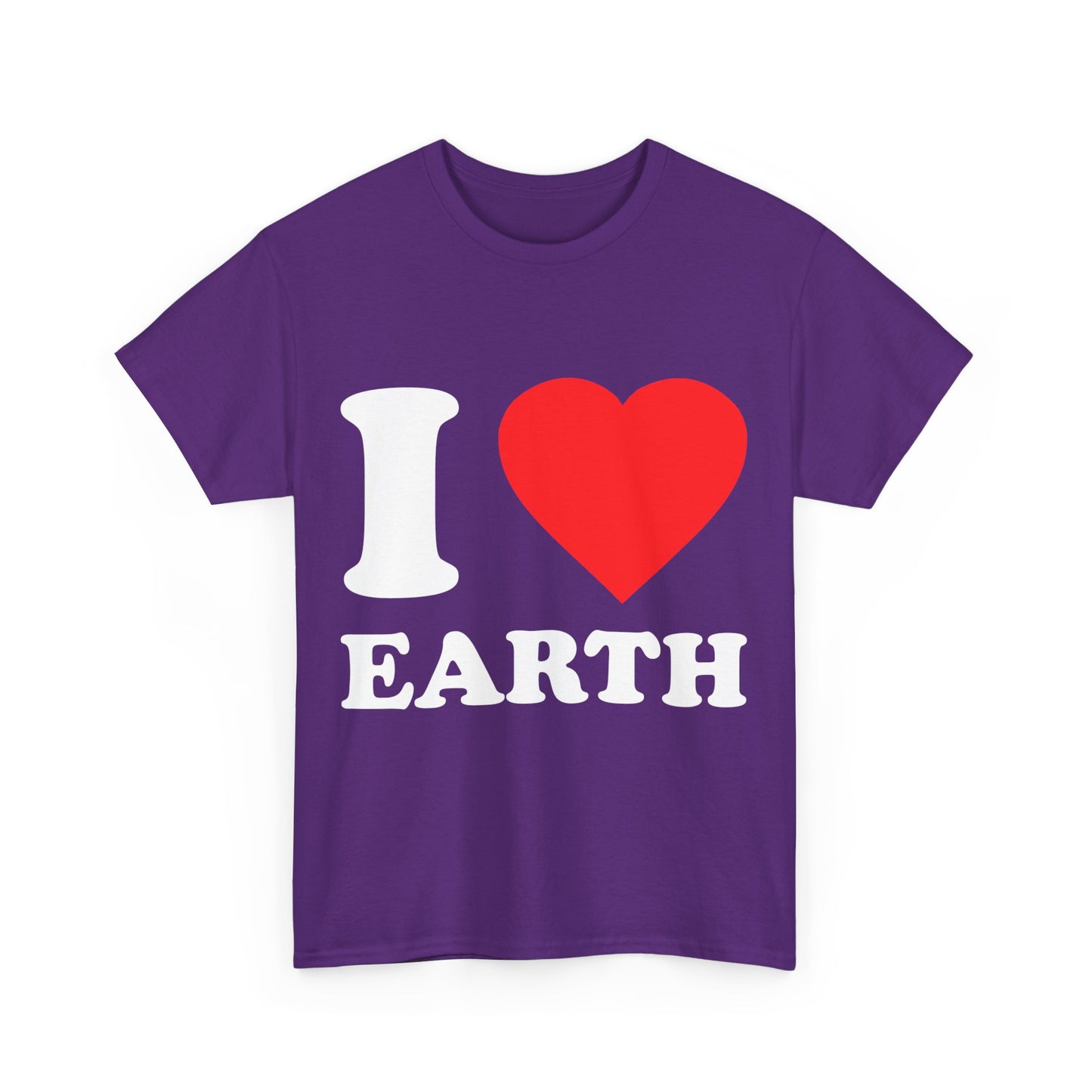 I Love Earth Unisex Graphic T-Shirt, Sizes S-5XL