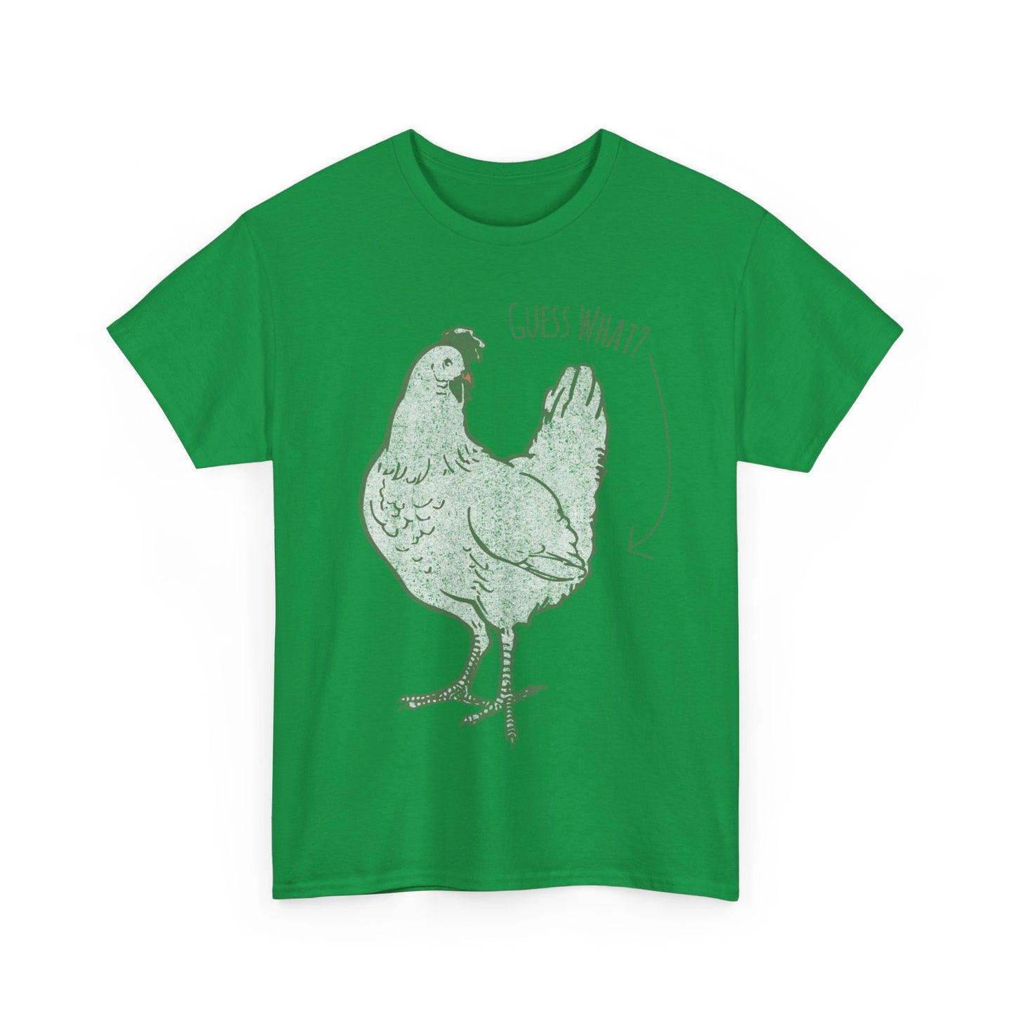 Guess What Chicken Butt Joke Unisex Graphic T-Shirt, Sizes S-5XL