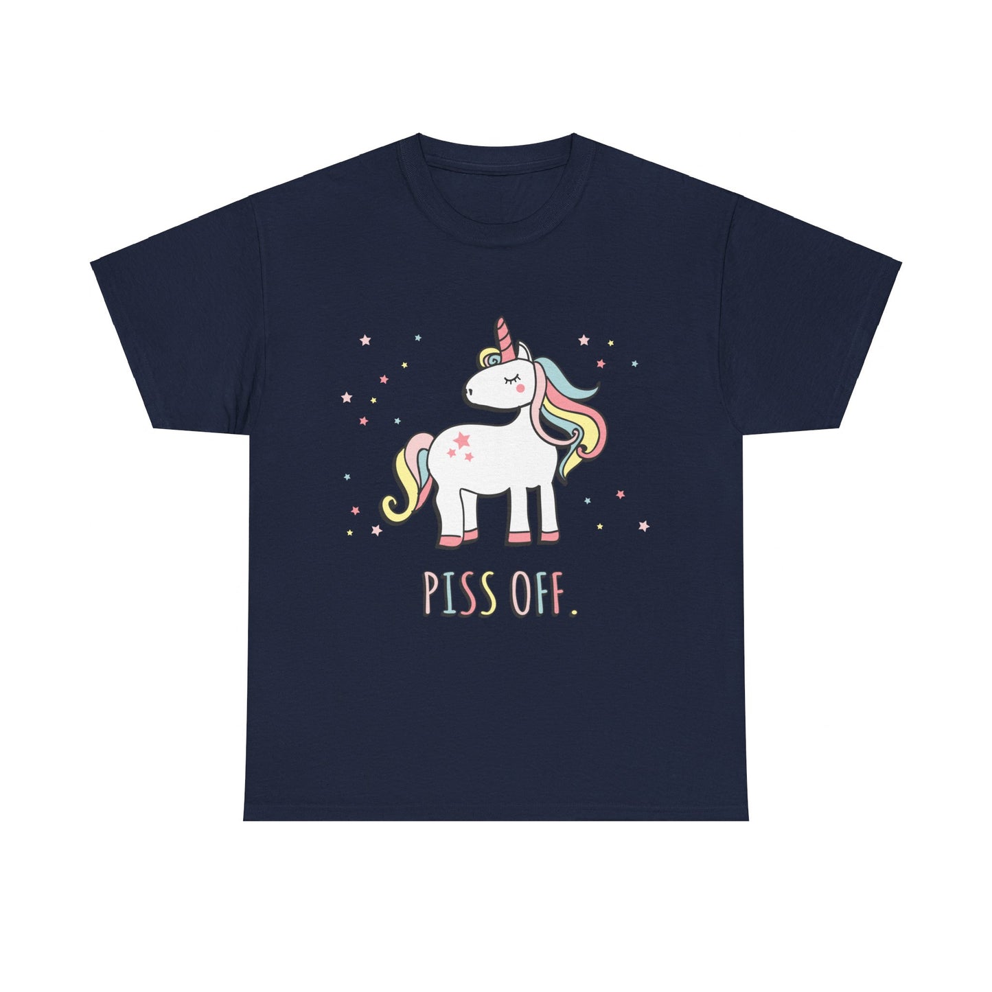 Piss Off Sarcastic Unicorn Unisex Graphic T-Shirt, Sizes S-5XL