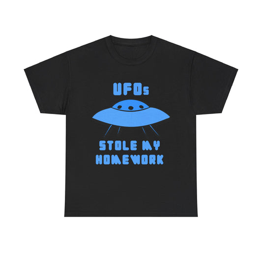 UFOs Stole My Homework Unisex Graphic T-Shirt, Sizes S-5XL