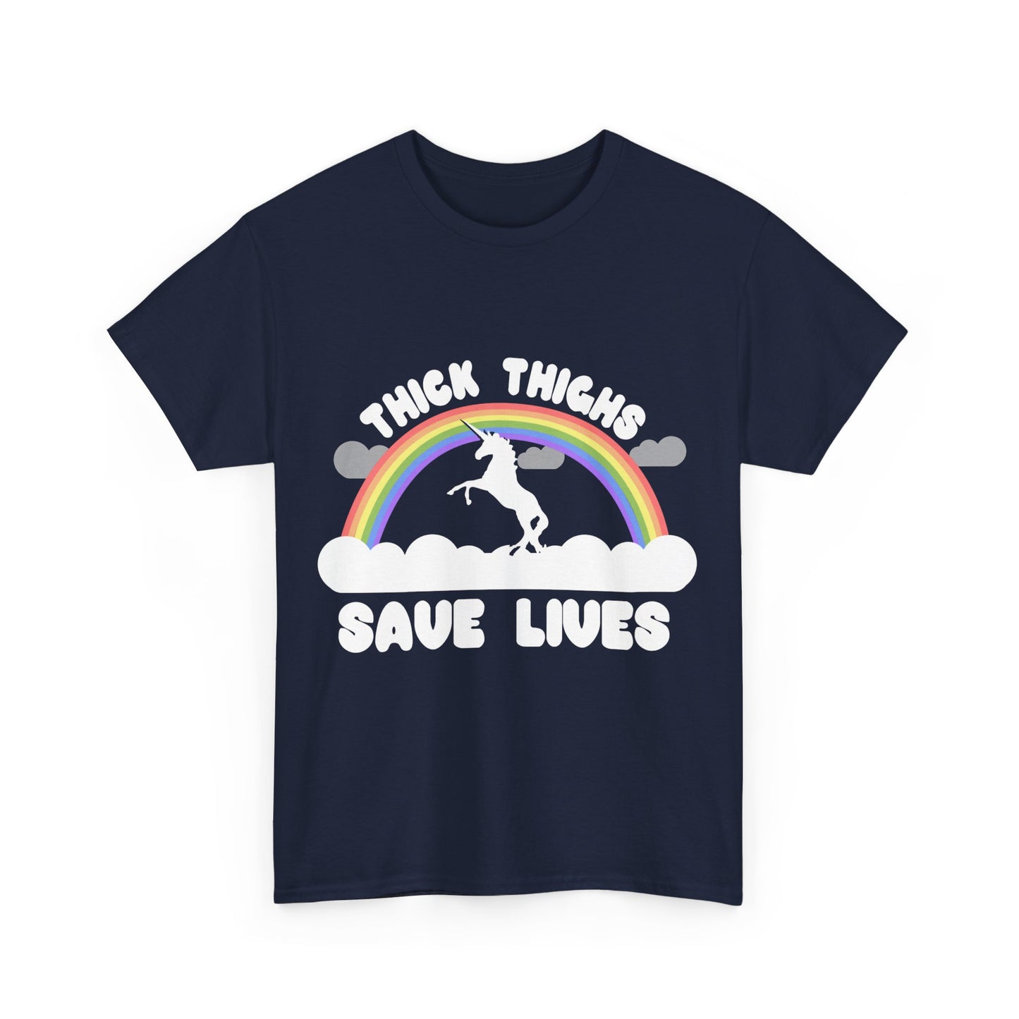 Thick Thighs Save Lives Unisex Graphic T-Shirt, Sizes S-5XL