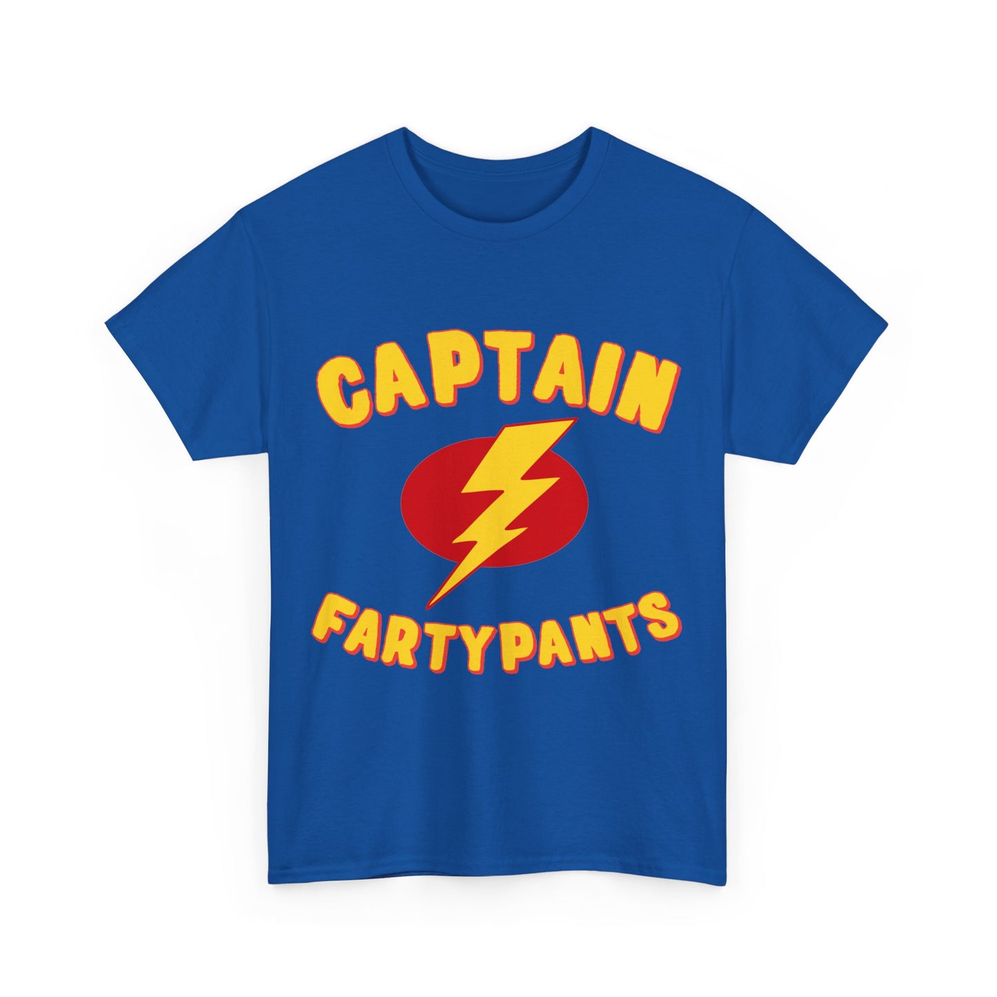 Captain Fartypants Funny Fart Unisex Graphic T-Shirt, Sizes S-5XL