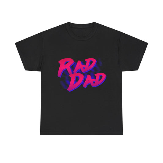 Best Gift for Dad Rad Dad Retro Unisex Graphic T-Shirt, Sizes S-5XL