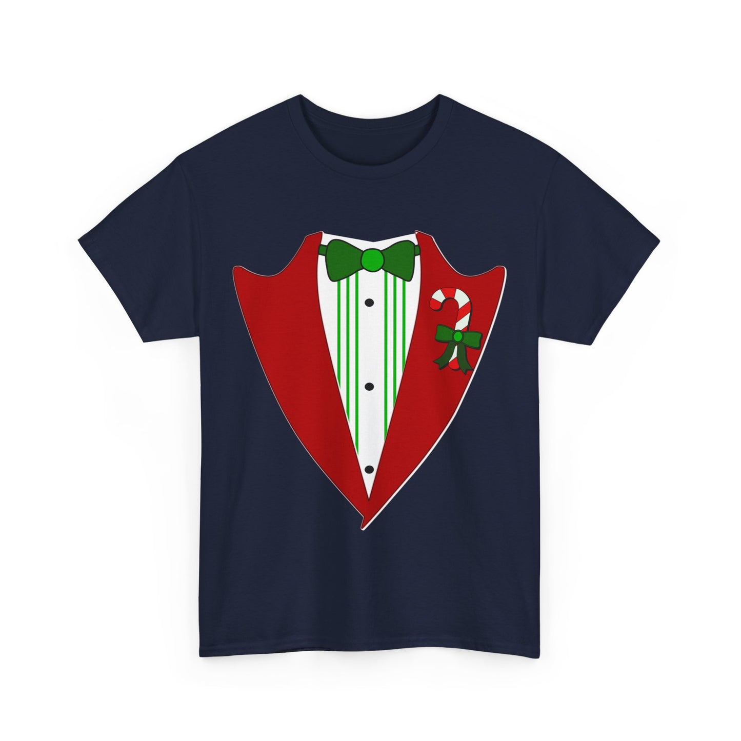 Christmas Party Tuxedo Unisex Graphic T-Shirt, Sizes S-5XL