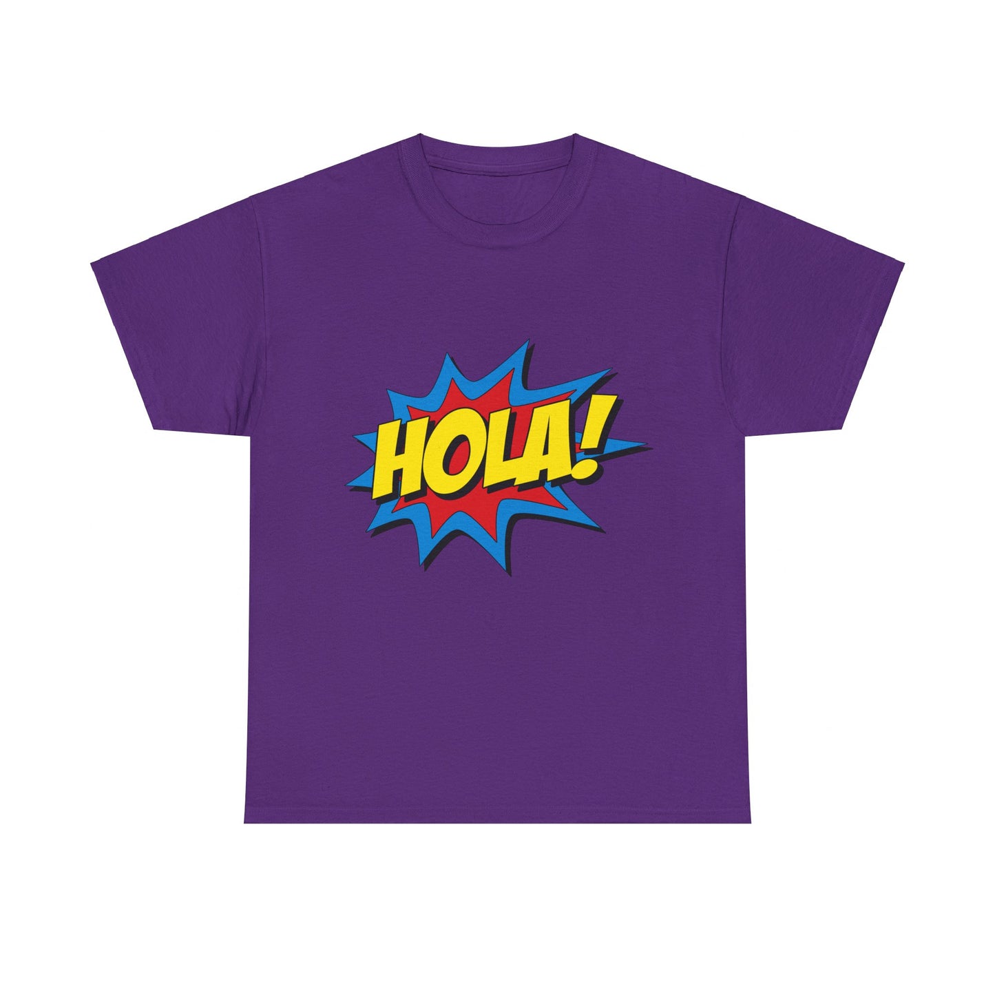 Hola Spanish Superhero Unisex Graphic T-Shirt, Sizes S-5XL