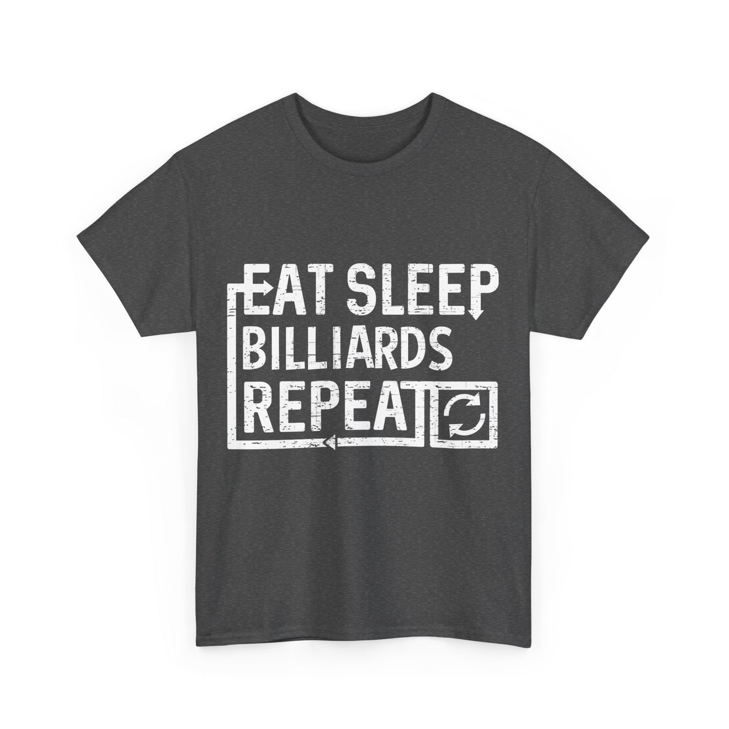 Eat Sleep Billiards Unisex Graphic T-Shirt, Sizes S-5XL