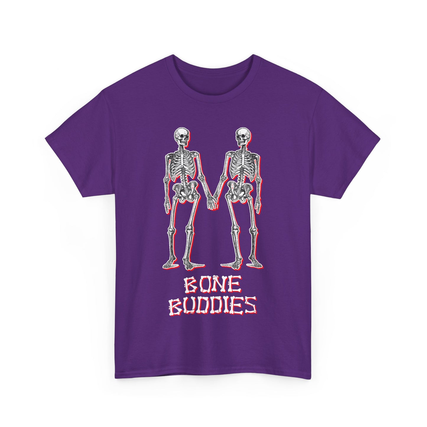 Bone Buddies Funny Skeleton Unisex Graphic T-Shirt, Sizes S-5XL