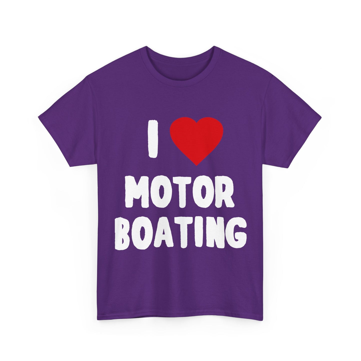 I Love Motor Boating Unisex Graphic T-Shirt, Sizes S-5XL