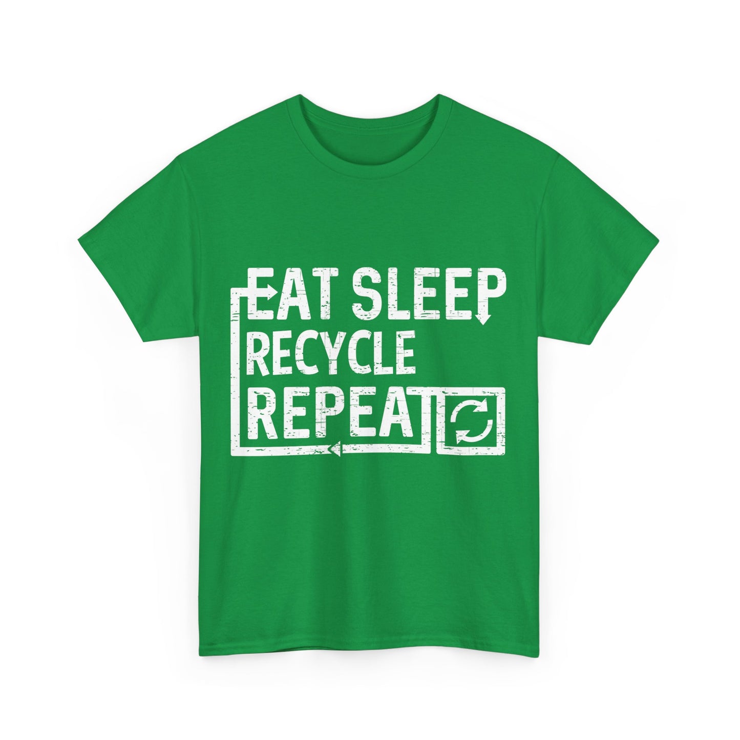 Eat Sleep Recycle Unisex Graphic T-Shirt, Sizes S-5XL