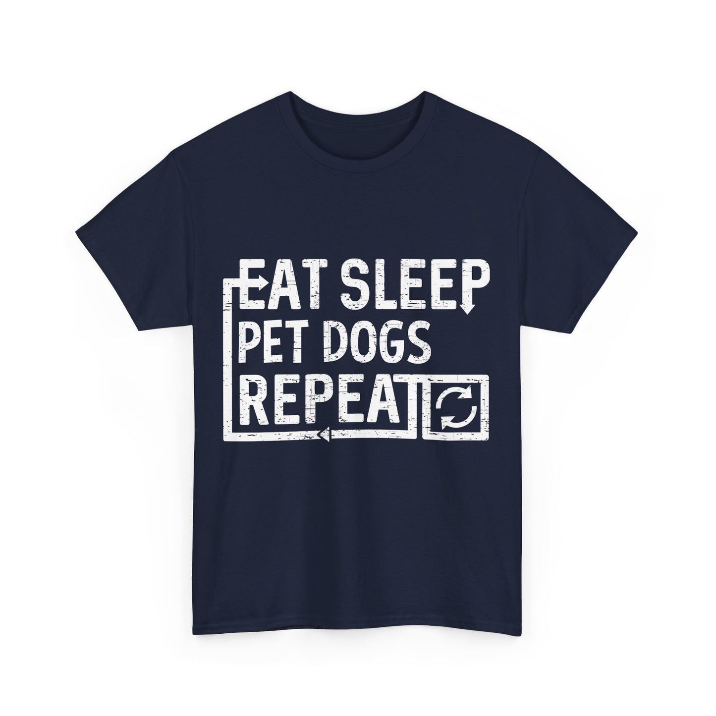 Eat Sleep Pet Dogs Unisex Graphic T-Shirt, Sizes S-5XL