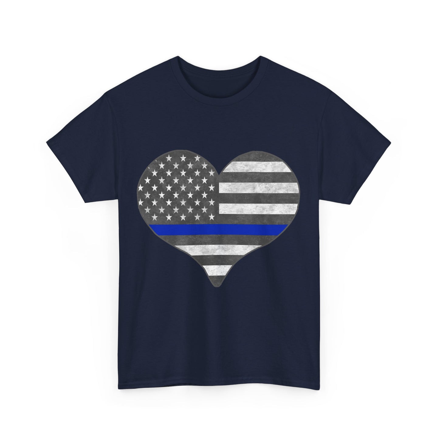 I Love Police Unisex Graphic T-Shirt, Sizes S-5XL