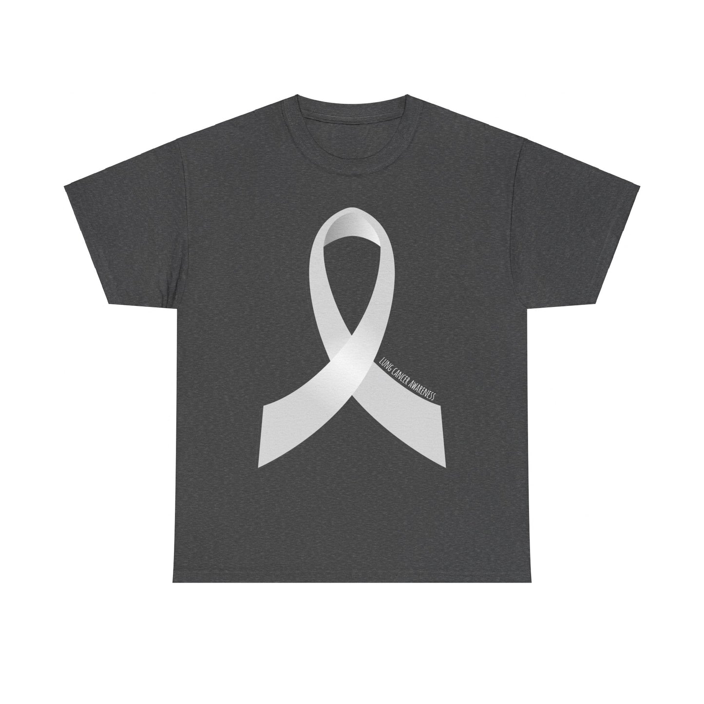 Lung Cancer Awareness Ribbon Unisex Graphic T-Shirt, Sizes S-5XL