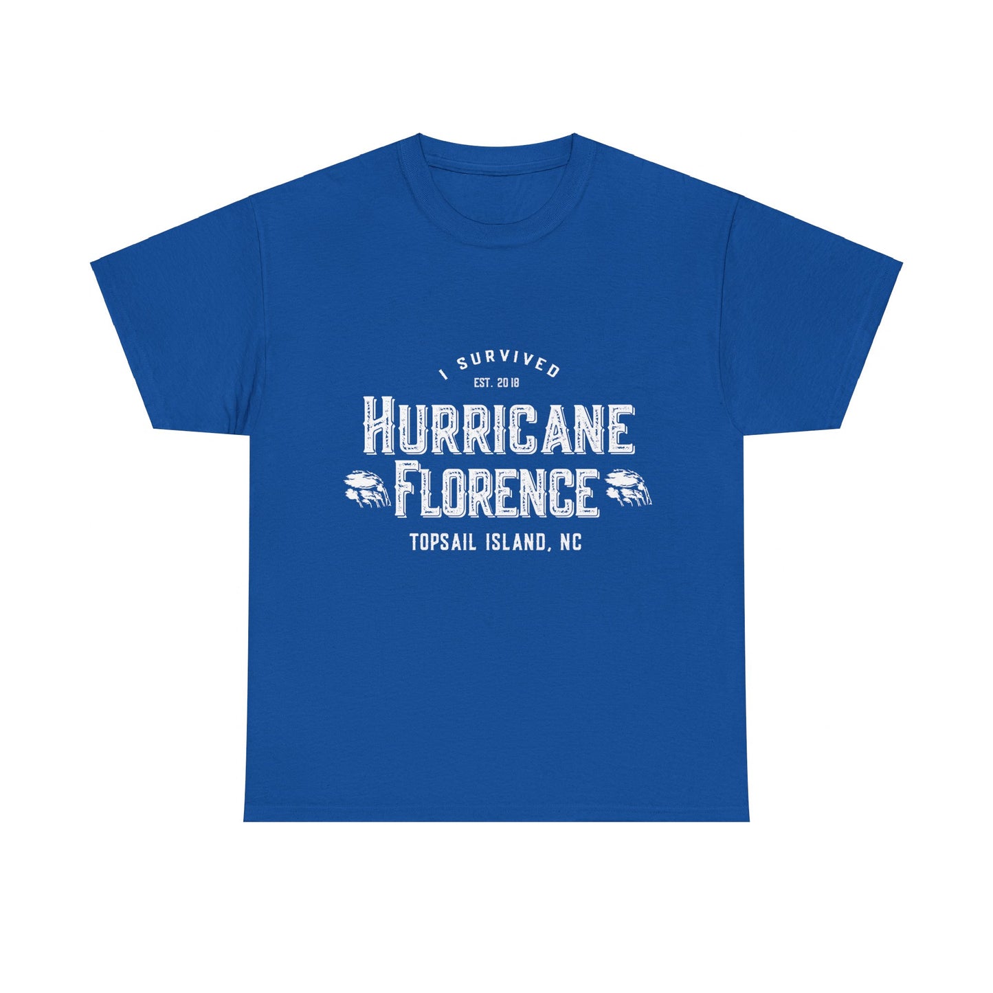 I Survived Hurricane Florence Topsail Island 2018 Unisex Graphic T-Shirt, Sizes S-5XL